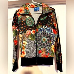 Adidas zipper athletic sweatshirts